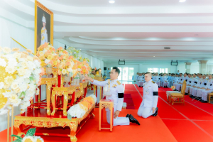 มรภ.เทพสตรี ร่วมพิธีถวายน้ำสรงพระศพเบื้องหน้าพระรูป สมเด็จพระเจ้าลูกเธอ เจ้าฟ้าพัชรกิติยาภาฯ น้อมรำลึกในพระกรุณาธิคุณ