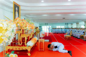 มรภ.เทพสตรี ร่วมพิธีถวายน้ำสรงพระศพเบื้องหน้าพระรูป สมเด็จพระเจ้าลูกเธอ เจ้าฟ้าพัชรกิติยาภาฯ น้อมรำลึกในพระกรุณาธิคุณ