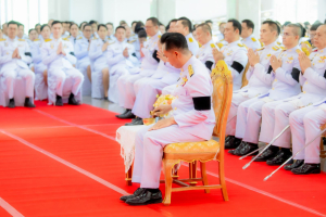 มรภ.เทพสตรี ร่วมพิธีถวายน้ำสรงพระศพเบื้องหน้าพระรูป สมเด็จพระเจ้าลูกเธอ เจ้าฟ้าพัชรกิติยาภาฯ น้อมรำลึกในพระกรุณาธิคุณ