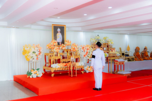 มรภ.เทพสตรี ร่วมพิธีถวายน้ำสรงพระศพเบื้องหน้าพระรูป สมเด็จพระเจ้าลูกเธอ เจ้าฟ้าพัชรกิติยาภาฯ น้อมรำลึกในพระกรุณาธิคุณ