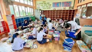 สำนักวิทยบริการฯ มรภ.เทพสตรี ลงพื้นที่พัฒนาห้องสมุดโรงเรียนบ้านวังขอนขว้าง พร้อมลงนาม MOU ร่วมสร้างสังคมแห่งการเรียนรู้