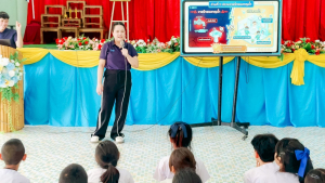 สำนักวิทยบริการฯ มรภ.เทพสตรี ลงพื้นที่พัฒนาห้องสมุดโรงเรียนบ้านวังขอนขว้าง พร้อมลงนาม MOU ร่วมสร้างสังคมแห่งการเรียนรู้