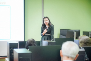 คณะเทคโนโลยีสารสนเทศ มรภ.เทพสตรี จัดอบรม AI SMART SKILLS ให้แก่สมาชิกชมรมผู้อาวุโสเทพสตรี