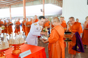 มรภ.เทพสตรี ร่วมพิธีทำบุญตักบาตรและพิธีบำเพ็ญกุศลทักษิณานุประทาน อุทิศถวายแด่ สมเด็จพระเจ้าลูกเธอ เจ้าฟ้าพัชรกิติยาภาฯ ครบสัตตมวาร (7 วัน)