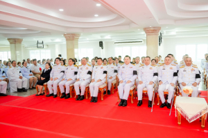 มรภ.เทพสตรี ร่วมพิธีทำบุญตักบาตรและพิธีบำเพ็ญกุศลทักษิณานุประทาน อุทิศถวายแด่ สมเด็จพระเจ้าลูกเธอ เจ้าฟ้าพัชรกิติยาภาฯ ครบสัตตมวาร (7 วัน)