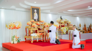 มรภ.เทพสตรี ร่วมพิธีทำบุญตักบาตรและพิธีบำเพ็ญกุศลทักษิณานุประทาน อุทิศถวายแด่ สมเด็จพระเจ้าลูกเธอ เจ้าฟ้าพัชรกิติยาภาฯ ครบสัตตมวาร (7 วัน)