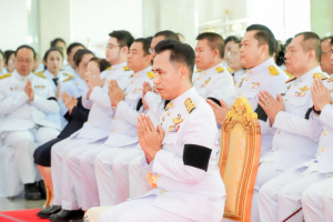 มรภ.เทพสตรี ร่วมพิธีทำบุญตักบาตรและพิธีบำเพ็ญกุศลทักษิณานุประทาน อุทิศถวายแด่ สมเด็จพระเจ้าลูกเธอ เจ้าฟ้าพัชรกิติยาภาฯ ครบสัตตมวาร (7 วัน)