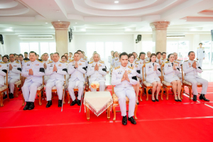 มรภ.เทพสตรี ร่วมพิธีทำบุญตักบาตรและพิธีบำเพ็ญกุศลทักษิณานุประทาน อุทิศถวายแด่ สมเด็จพระเจ้าลูกเธอ เจ้าฟ้าพัชรกิติยาภาฯ ครบสัตตมวาร (7 วัน)