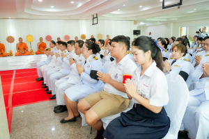 มรภ.เทพสตรี ร่วมพิธีทำบุญตักบาตรและพิธีบำเพ็ญกุศลทักษิณานุประทาน อุทิศถวายแด่ สมเด็จพระเจ้าลูกเธอ เจ้าฟ้าพัชรกิติยาภาฯ ครบสัตตมวาร (7 วัน)