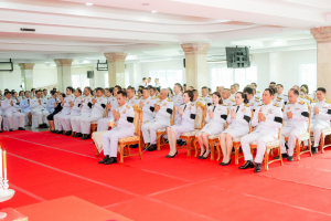 มรภ.เทพสตรี ร่วมพิธีทำบุญตักบาตรและพิธีบำเพ็ญกุศลทักษิณานุประทาน อุทิศถวายแด่ สมเด็จพระเจ้าลูกเธอ เจ้าฟ้าพัชรกิติยาภาฯ ครบสัตตมวาร (7 วัน)