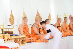 มรภ.เทพสตรี ร่วมพิธีทำบุญตักบาตรและพิธีบำเพ็ญกุศลทักษิณานุประทาน อุทิศถวายแด่ สมเด็จพระเจ้าลูกเธอ เจ้าฟ้าพัชรกิติยาภาฯ ครบสัตตมวาร (7 วัน)