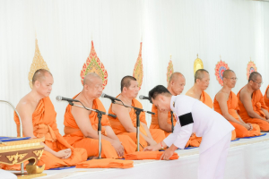 มรภ.เทพสตรี ร่วมพิธีทำบุญตักบาตรและพิธีบำเพ็ญกุศลทักษิณานุประทาน อุทิศถวายแด่ สมเด็จพระเจ้าลูกเธอ เจ้าฟ้าพัชรกิติยาภาฯ ครบสัตตมวาร (7 วัน)
