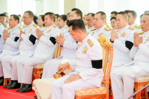มรภ.เทพสตรี ร่วมพิธีทำบุญตักบาตรและพิธีบำเพ็ญกุศลทักษิณานุประทาน อุทิศถวายแด่ สมเด็จพระเจ้าลูกเธอ เจ้าฟ้าพัชรกิติยาภาฯ ครบสัตตมวาร (7 วัน)