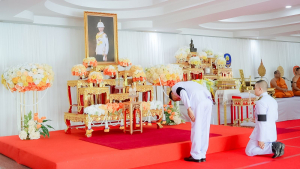 มรภ.เทพสตรี ร่วมพิธีทำบุญตักบาตรและพิธีบำเพ็ญกุศลทักษิณานุประทาน อุทิศถวายแด่ สมเด็จพระเจ้าลูกเธอ เจ้าฟ้าพัชรกิติยาภาฯ ครบสัตตมวาร (7 วัน)