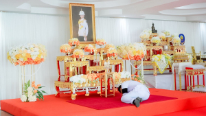 มรภ.เทพสตรี ร่วมพิธีทำบุญตักบาตรและพิธีบำเพ็ญกุศลทักษิณานุประทาน อุทิศถวายแด่ สมเด็จพระเจ้าลูกเธอ เจ้าฟ้าพัชรกิติยาภาฯ ครบสัตตมวาร (7 วัน)