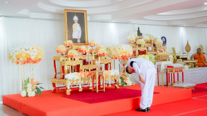 มรภ.เทพสตรี ร่วมพิธีทำบุญตักบาตรและพิธีบำเพ็ญกุศลทักษิณานุประทาน อุทิศถวายแด่ สมเด็จพระเจ้าลูกเธอ เจ้าฟ้าพัชรกิติยาภาฯ ครบสัตตมวาร (7 วัน)