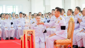 มรภ.เทพสตรี ร่วมพิธีทำบุญตักบาตรและพิธีบำเพ็ญกุศลทักษิณานุประทาน อุทิศถวายแด่ สมเด็จพระเจ้าลูกเธอ เจ้าฟ้าพัชรกิติยาภาฯ ครบสัตตมวาร (7 วัน)