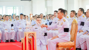 มรภ.เทพสตรี ร่วมพิธีทำบุญตักบาตรและพิธีบำเพ็ญกุศลทักษิณานุประทาน อุทิศถวายแด่ สมเด็จพระเจ้าลูกเธอ เจ้าฟ้าพัชรกิติยาภาฯ ครบสัตตมวาร (7 วัน)