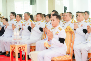 มรภ.เทพสตรี ร่วมพิธีทำบุญตักบาตรและพิธีบำเพ็ญกุศลทักษิณานุประทาน อุทิศถวายแด่ สมเด็จพระเจ้าลูกเธอ เจ้าฟ้าพัชรกิติยาภาฯ ครบสัตตมวาร (7 วัน)
