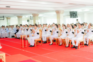 มรภ.เทพสตรี ร่วมพิธีทำบุญตักบาตรและพิธีบำเพ็ญกุศลทักษิณานุประทาน อุทิศถวายแด่ สมเด็จพระเจ้าลูกเธอ เจ้าฟ้าพัชรกิติยาภาฯ ครบสัตตมวาร (7 วัน)