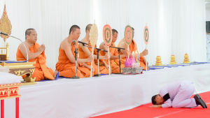 มรภ.เทพสตรี ร่วมพิธีทำบุญตักบาตรและพิธีบำเพ็ญกุศลทักษิณานุประทาน อุทิศถวายแด่ สมเด็จพระเจ้าลูกเธอ เจ้าฟ้าพัชรกิติยาภาฯ ครบสัตตมวาร (7 วัน)