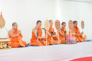 มรภ.เทพสตรี ร่วมพิธีทำบุญตักบาตรและพิธีบำเพ็ญกุศลทักษิณานุประทาน อุทิศถวายแด่ สมเด็จพระเจ้าลูกเธอ เจ้าฟ้าพัชรกิติยาภาฯ ครบสัตตมวาร (7 วัน)