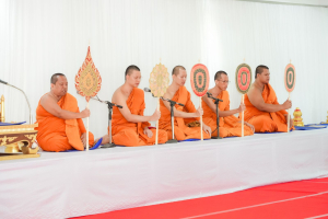 มรภ.เทพสตรี ร่วมพิธีทำบุญตักบาตรและพิธีบำเพ็ญกุศลทักษิณานุประทาน อุทิศถวายแด่ สมเด็จพระเจ้าลูกเธอ เจ้าฟ้าพัชรกิติยาภาฯ ครบสัตตมวาร (7 วัน)