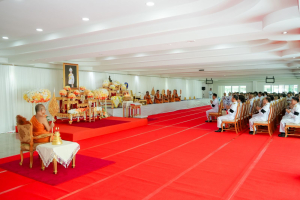 มรภ.เทพสตรี ร่วมพิธีทำบุญตักบาตรและพิธีบำเพ็ญกุศลทักษิณานุประทาน อุทิศถวายแด่ สมเด็จพระเจ้าลูกเธอ เจ้าฟ้าพัชรกิติยาภาฯ ครบสัตตมวาร (7 วัน)