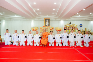 มรภ.เทพสตรี ร่วมพิธีทำบุญตักบาตรและพิธีบำเพ็ญกุศลทักษิณานุประทาน อุทิศถวายแด่ สมเด็จพระเจ้าลูกเธอ เจ้าฟ้าพัชรกิติยาภาฯ ครบสัตตมวาร (7 วัน)