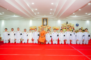 มรภ.เทพสตรี ร่วมพิธีทำบุญตักบาตรและพิธีบำเพ็ญกุศลทักษิณานุประทาน อุทิศถวายแด่ สมเด็จพระเจ้าลูกเธอ เจ้าฟ้าพัชรกิติยาภาฯ ครบสัตตมวาร (7 วัน)