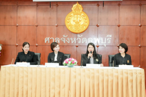 มรภ.เทพสตรี ลงนาม MOA ร่วมกับ ศาลจังหวัดลพบุรี ว่าด้วยการพัฒนาด้านกระบวนการยุติธรรม