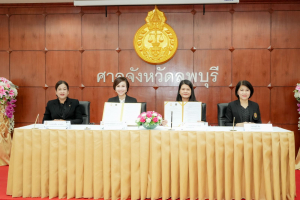 มรภ.เทพสตรี ลงนาม MOA ร่วมกับ ศาลจังหวัดลพบุรี ว่าด้วยการพัฒนาด้านกระบวนการยุติธรรม