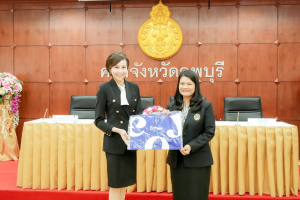 มรภ.เทพสตรี ลงนาม MOA ร่วมกับ ศาลจังหวัดลพบุรี ว่าด้วยการพัฒนาด้านกระบวนการยุติธรรม