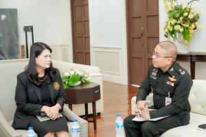 อธิการบดี มรภ.เทพสตรี ต้อนรับ ผอ.ศูนย์วิจัยและพัฒนาทหาร วท.กห. และคณะ ในโอกาสเข้าพบและประชาสัมพันธ์งาน Crimson Viper 2026
