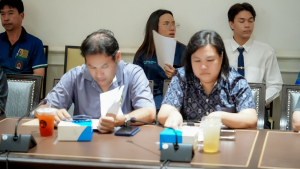 มรภ.เทพสตรี จัดประชุมขับเคลื่อนมาตรการองค์กรเพื่อความปลอดภัยทางถนนและวินัยจราจร