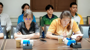 มรภ.เทพสตรี จัดประชุมขับเคลื่อนมาตรการองค์กรเพื่อความปลอดภัยทางถนนและวินัยจราจร