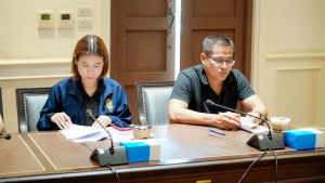 มรภ.เทพสตรี จัดประชุมขับเคลื่อนมาตรการองค์กรเพื่อความปลอดภัยทางถนนและวินัยจราจร