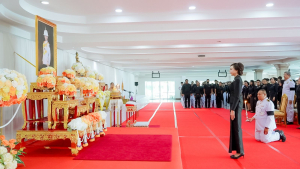 มรภ.เทพสตรี ร่วมเป็นเจ้าภาพพิธีบำเพ็ญกุศลสวดพระอภิธรรม อุทิศถวายพระราชกุศลแด่ สมเด็จพระเจ้าลูกเธอ เจ้าฟ้าพัชรกิติยาภาฯ