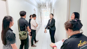 สำนักงานบริการวิชาการฯ ร่วมกับคณะมนุษยศาสตร์ฯ มรภ.เทพสตรี เดินหน้าใส่ใจคุณภาพชีวิตนักศึกษา เยี่ยมหอพักหญิง F1 ประจำเดือนมีนาคม 2569 สร้างความอบอุ่นและรับฟังปัญหาใกล้ชิด
