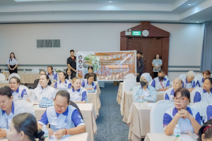 คณะมนุษยศาสตร์ฯ มรภ.เทพสตรี ลงพื้นที่สระบุรี จัดอบรมผู้สูงอายุ ดีไซน์ ถุงหอมสมุนไพร เสริมสุขภาวะและสร้างมูลค่าเพิ่มให้ชุมชน