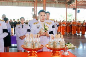 มรภ.เทพสตรี ร่วมพิธีทำบุญตักบาตรและพิธีบำเพ็ญกุศล อุทิศถวายเป็นพระกุศลแด่ สมเด็จพระเจ้าลูกเธอ เจ้าฟ้าพัชรกิติยาภาฯ ในวาระครบ 15 วัน (ปัณรสมวาร)