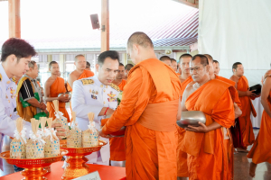 มรภ.เทพสตรี ร่วมพิธีทำบุญตักบาตรและพิธีบำเพ็ญกุศล อุทิศถวายเป็นพระกุศลแด่ สมเด็จพระเจ้าลูกเธอ เจ้าฟ้าพัชรกิติยาภาฯ ในวาระครบ 15 วัน (ปัณรสมวาร)