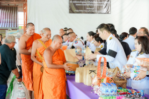 มรภ.เทพสตรี ร่วมพิธีทำบุญตักบาตรและพิธีบำเพ็ญกุศล อุทิศถวายเป็นพระกุศลแด่ สมเด็จพระเจ้าลูกเธอ เจ้าฟ้าพัชรกิติยาภาฯ ในวาระครบ 15 วัน (ปัณรสมวาร)