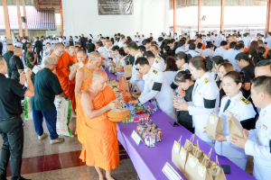 มรภ.เทพสตรี ร่วมพิธีทำบุญตักบาตรและพิธีบำเพ็ญกุศล อุทิศถวายเป็นพระกุศลแด่ สมเด็จพระเจ้าลูกเธอ เจ้าฟ้าพัชรกิติยาภาฯ ในวาระครบ 15 วัน (ปัณรสมวาร)