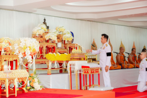 มรภ.เทพสตรี ร่วมพิธีทำบุญตักบาตรและพิธีบำเพ็ญกุศล อุทิศถวายเป็นพระกุศลแด่ สมเด็จพระเจ้าลูกเธอ เจ้าฟ้าพัชรกิติยาภาฯ ในวาระครบ 15 วัน (ปัณรสมวาร)