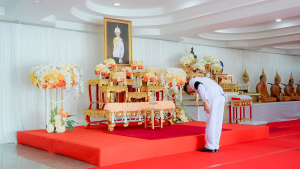 มรภ.เทพสตรี ร่วมพิธีทำบุญตักบาตรและพิธีบำเพ็ญกุศล อุทิศถวายเป็นพระกุศลแด่ สมเด็จพระเจ้าลูกเธอ เจ้าฟ้าพัชรกิติยาภาฯ ในวาระครบ 15 วัน (ปัณรสมวาร)