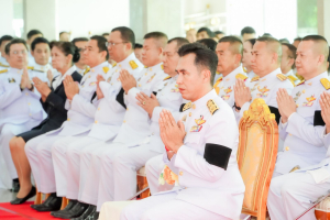 มรภ.เทพสตรี ร่วมพิธีทำบุญตักบาตรและพิธีบำเพ็ญกุศล อุทิศถวายเป็นพระกุศลแด่ สมเด็จพระเจ้าลูกเธอ เจ้าฟ้าพัชรกิติยาภาฯ ในวาระครบ 15 วัน (ปัณรสมวาร)