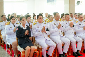 มรภ.เทพสตรี ร่วมพิธีทำบุญตักบาตรและพิธีบำเพ็ญกุศล อุทิศถวายเป็นพระกุศลแด่ สมเด็จพระเจ้าลูกเธอ เจ้าฟ้าพัชรกิติยาภาฯ ในวาระครบ 15 วัน (ปัณรสมวาร)