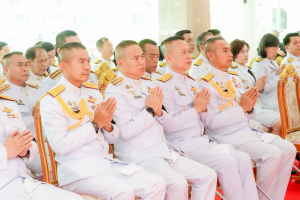 มรภ.เทพสตรี ร่วมพิธีทำบุญตักบาตรและพิธีบำเพ็ญกุศล อุทิศถวายเป็นพระกุศลแด่ สมเด็จพระเจ้าลูกเธอ เจ้าฟ้าพัชรกิติยาภาฯ ในวาระครบ 15 วัน (ปัณรสมวาร)