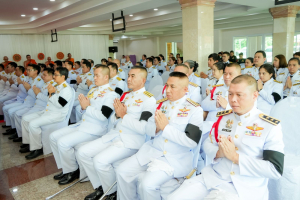 มรภ.เทพสตรี ร่วมพิธีทำบุญตักบาตรและพิธีบำเพ็ญกุศล อุทิศถวายเป็นพระกุศลแด่ สมเด็จพระเจ้าลูกเธอ เจ้าฟ้าพัชรกิติยาภาฯ ในวาระครบ 15 วัน (ปัณรสมวาร)